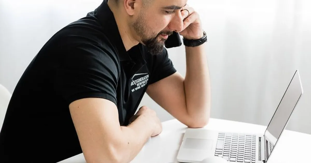 Small business owner on the phone dealing with a failed AI implementation